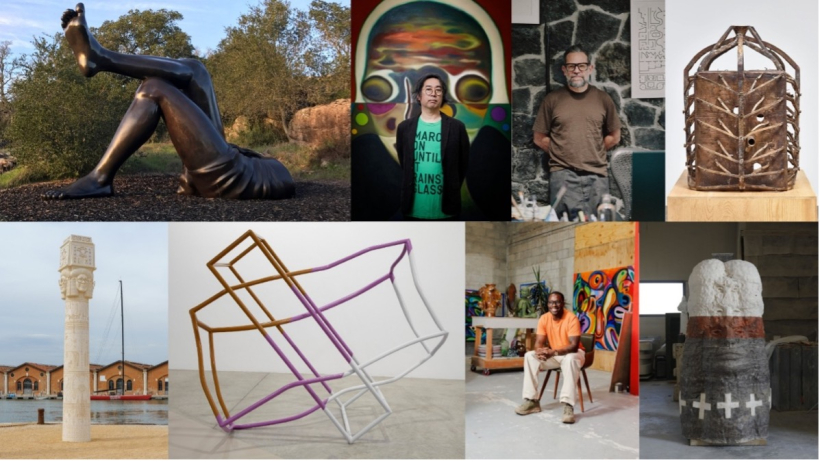 Lauren Halsey’s 22-Foot ‘keepers of the krown’ Installed in Hirshhorn Sculpture Garden Ahead of Oct. 31 Reopening