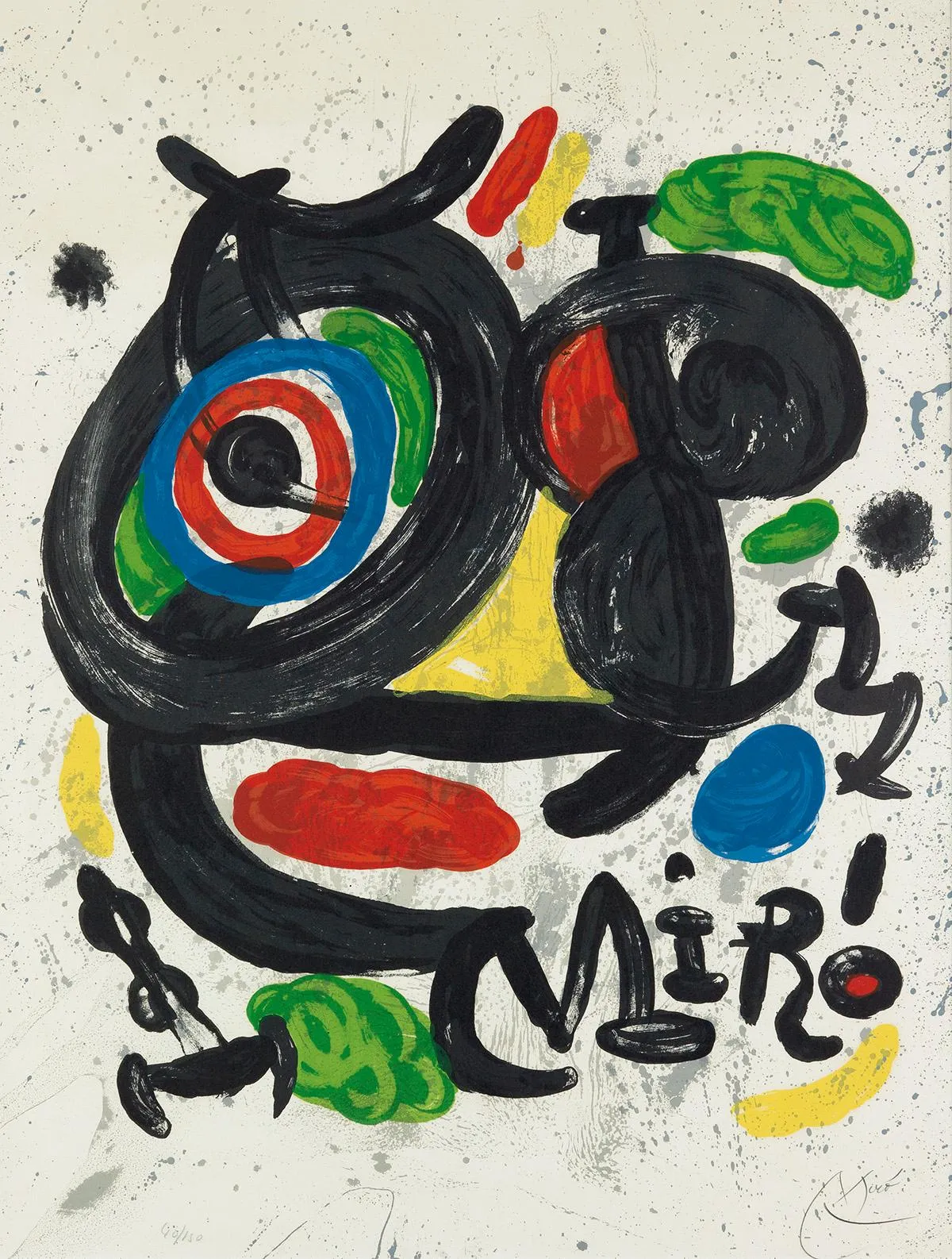 London Gallery Lists Miró’s 1970 Galerie Maeght Poster Lithograph