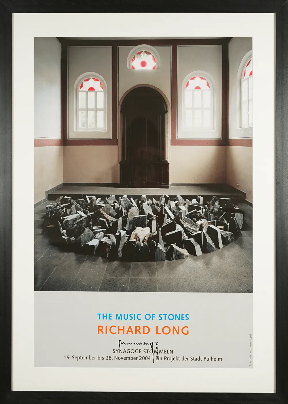London Gallery Lists Richard Long’s 2004 Lithograph ‘The Music of Stones’