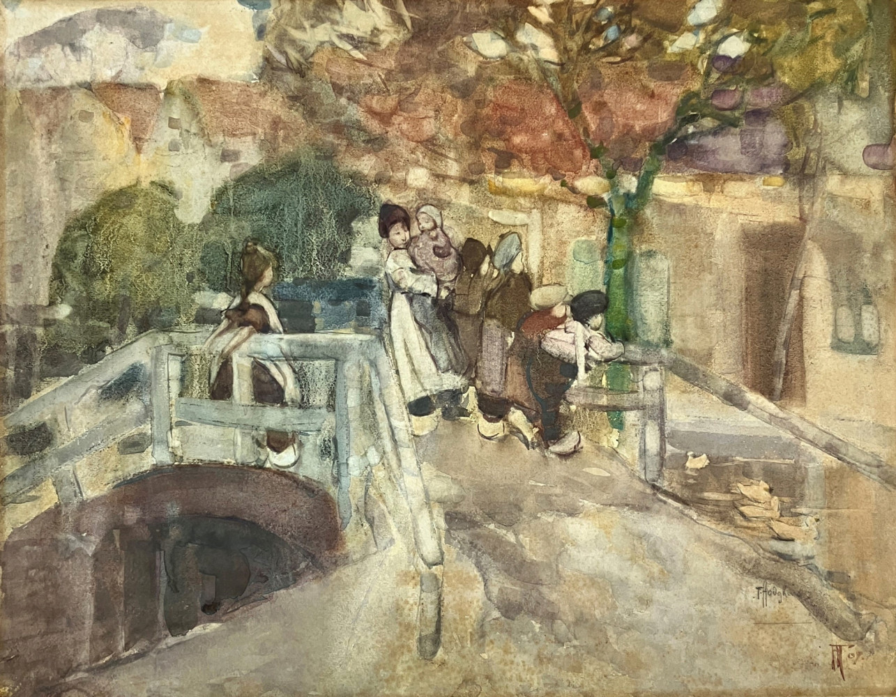 Dunedin Public Art Gallery receives Frances Hodgkins watercolour ‘The Bridge’