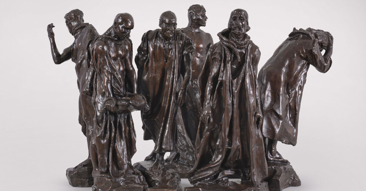 Auguste Rodin’s ‘Les bourgeois de Calais, deuxième maquette’ Presented