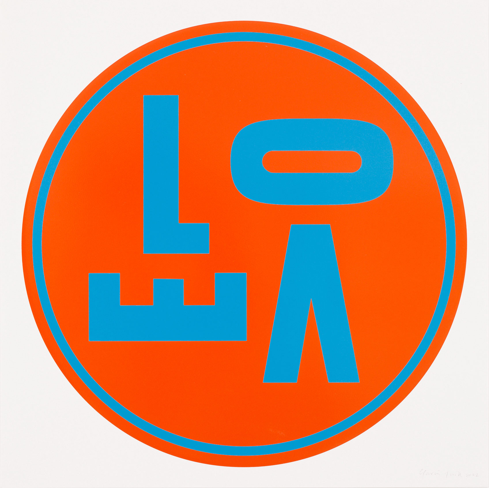 Gavin Turk’s ‘Revolving Love’ Print Edition Uses Screenprinting and Embossing to Set Letters in Motion