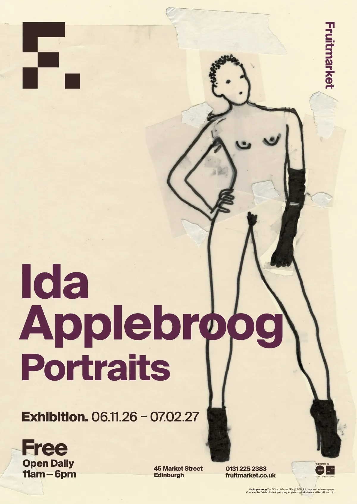 Fruitmarket Surveys Ida Applebroog's Portraits of Birds, Bodies and Desire in Edinburgh