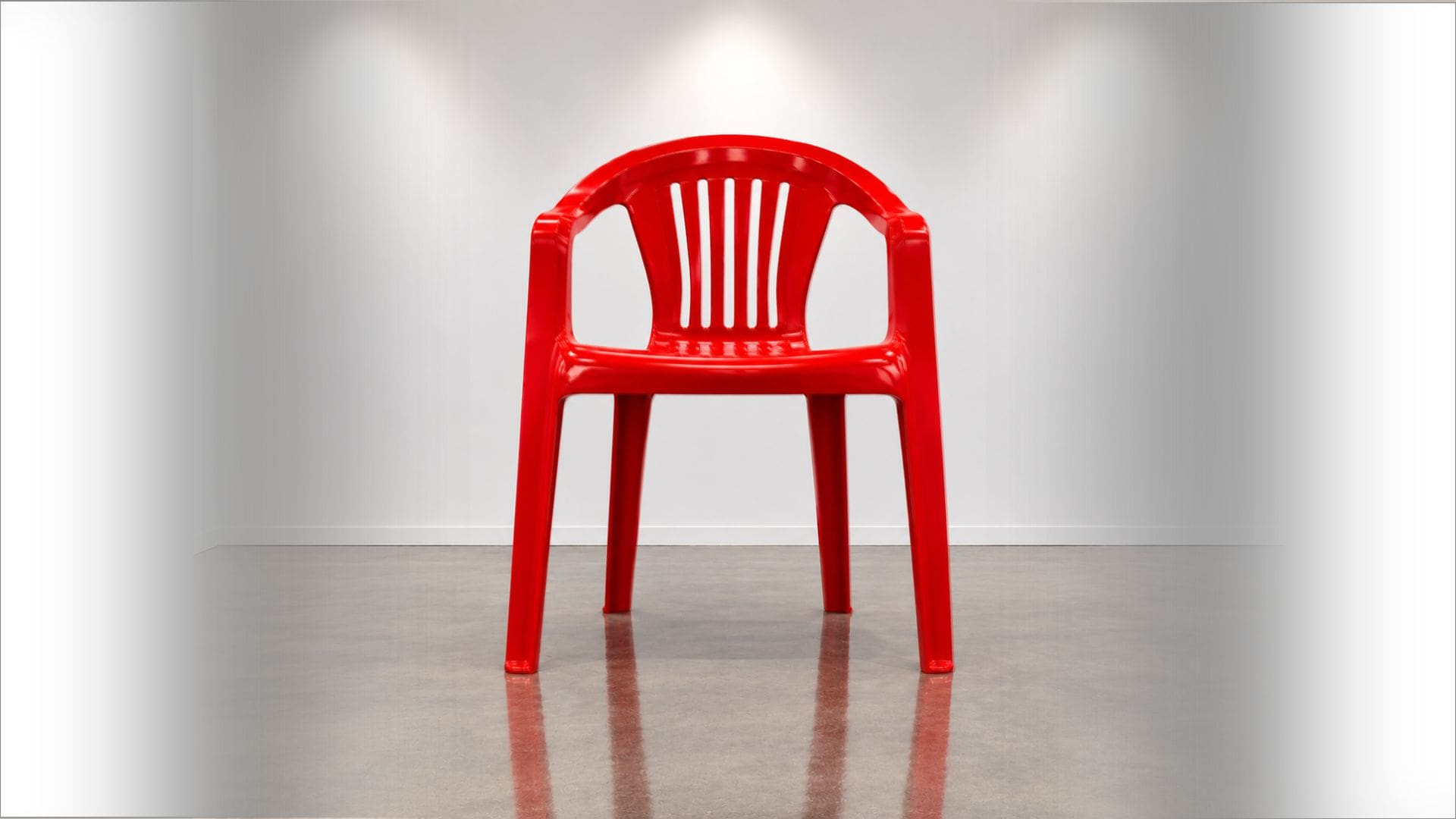 Lucia Hierro's first public sculpture, a giant red Monobloc chair, goes on view at the MFA St. Petersburg