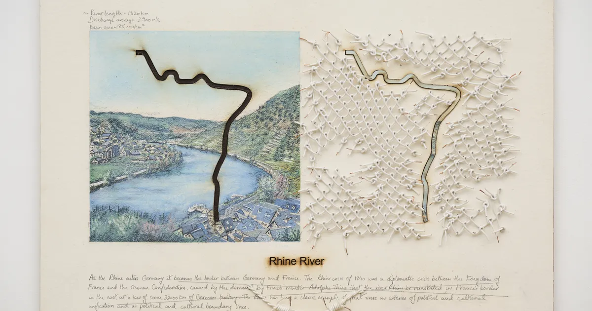 Reena Saini Kallat’s First London Solo Exhibition Examines Water as a Border at Richard Saltoun Gallery
