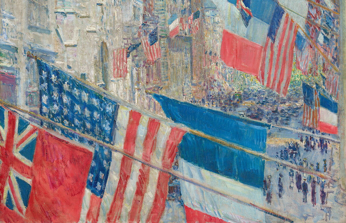 National Gallery of Art spotlights Childe Hassam’s flag paintings for Fourth of July weekend