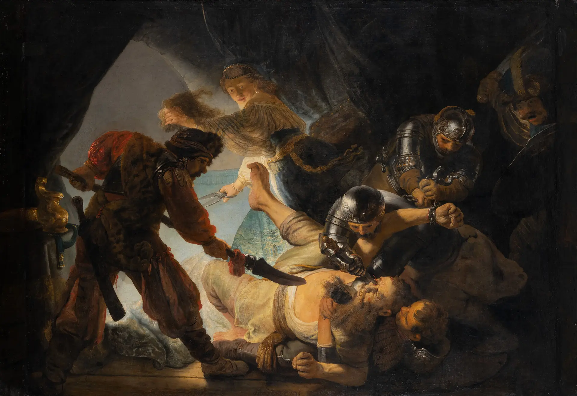 Städel Museum Begins Conservation of Rembrandt’s ‘The Blinding of Samson’