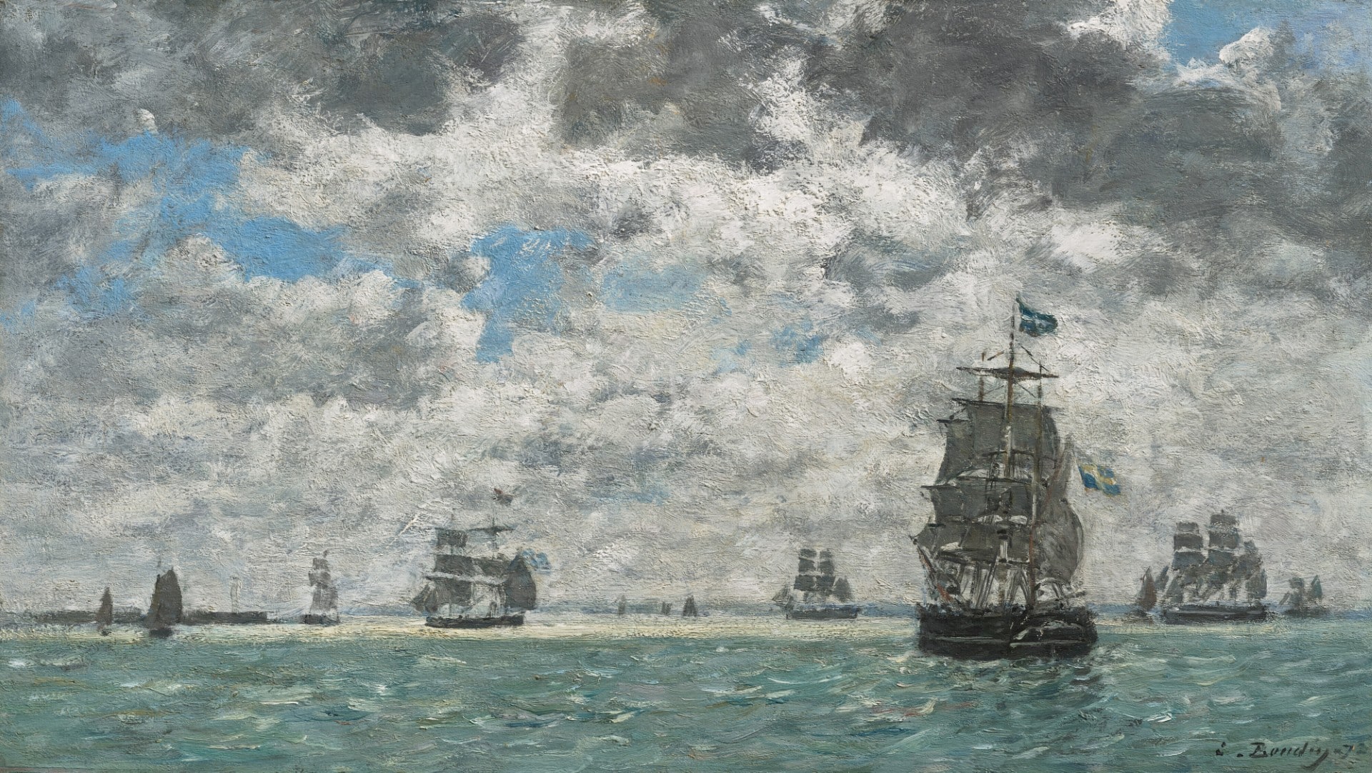 Eugène Boudin’s ‘Trois-mâts devant Anvers’ Joins Museum Collection After Campaign Reaches Target