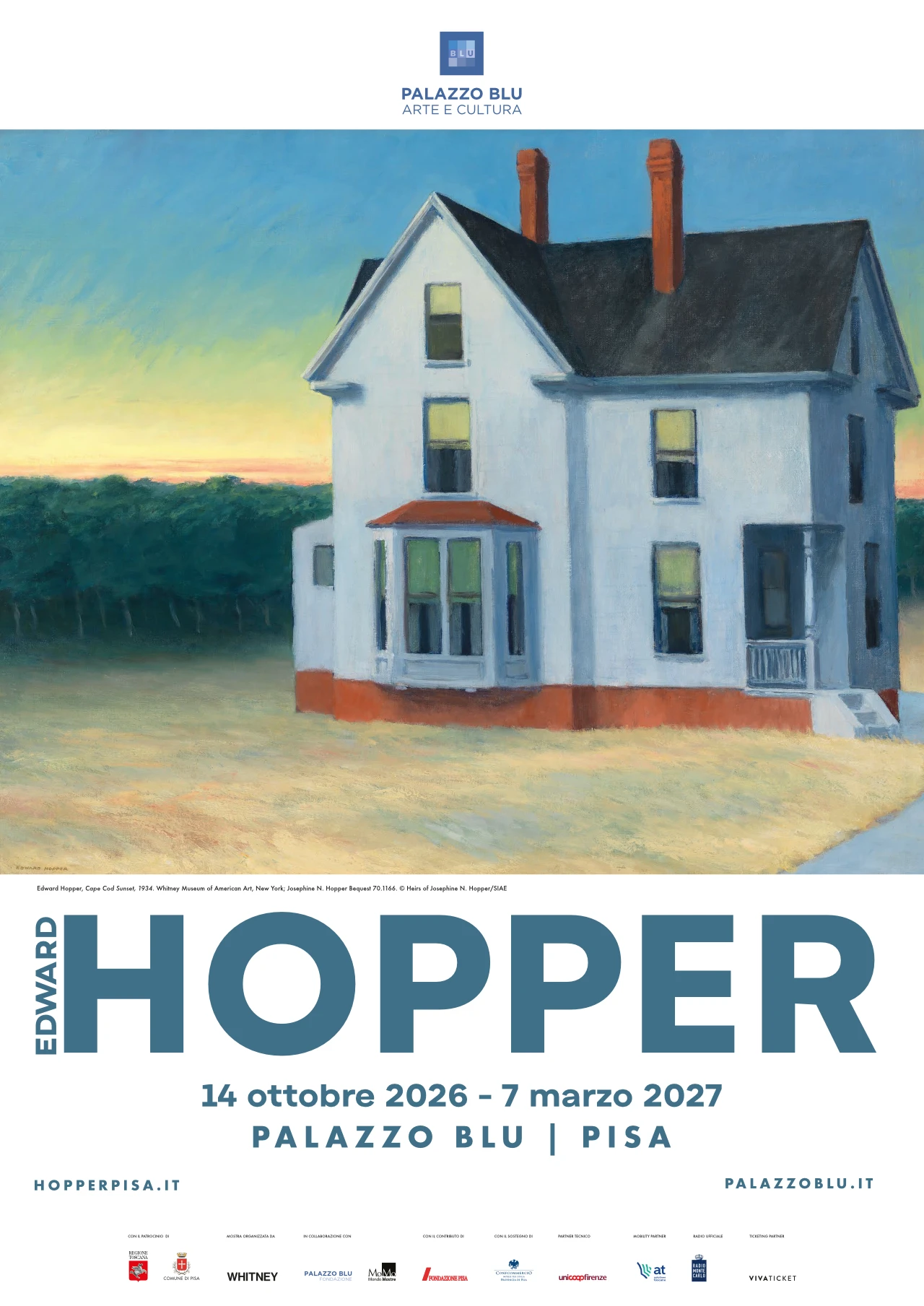 Palazzo Blu to Present ‘Edward Hopper: New York e oltre’ in October