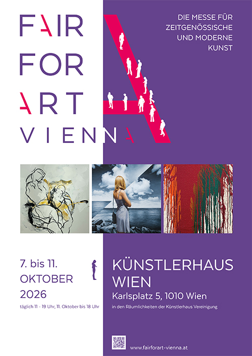 FAIR FOR ART Vienna returns to the Künstlerhaus with 28 galleries after ten years away, closes October 11