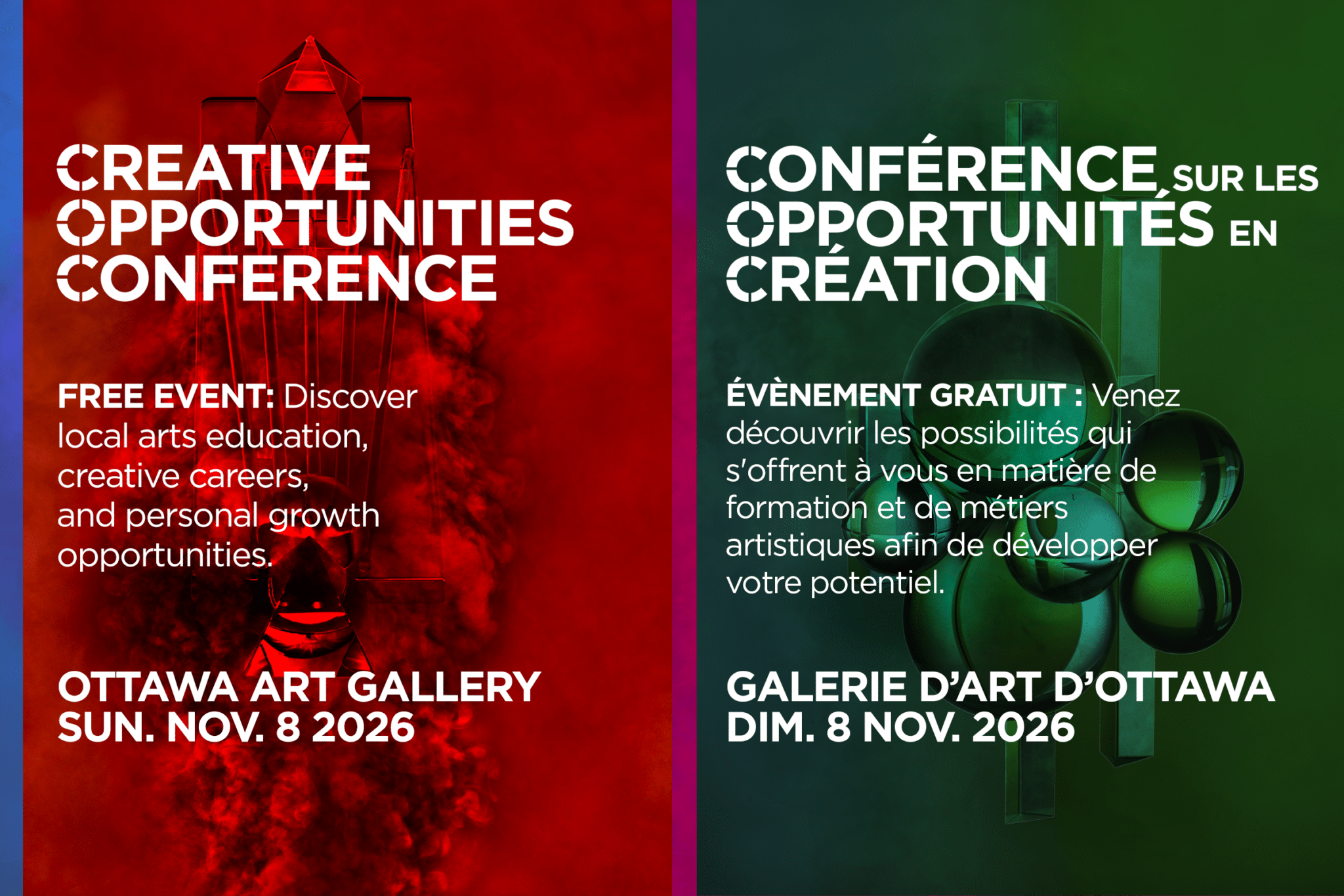 Ottawa Art Gallery to host free Creative Opportunities Conference in November