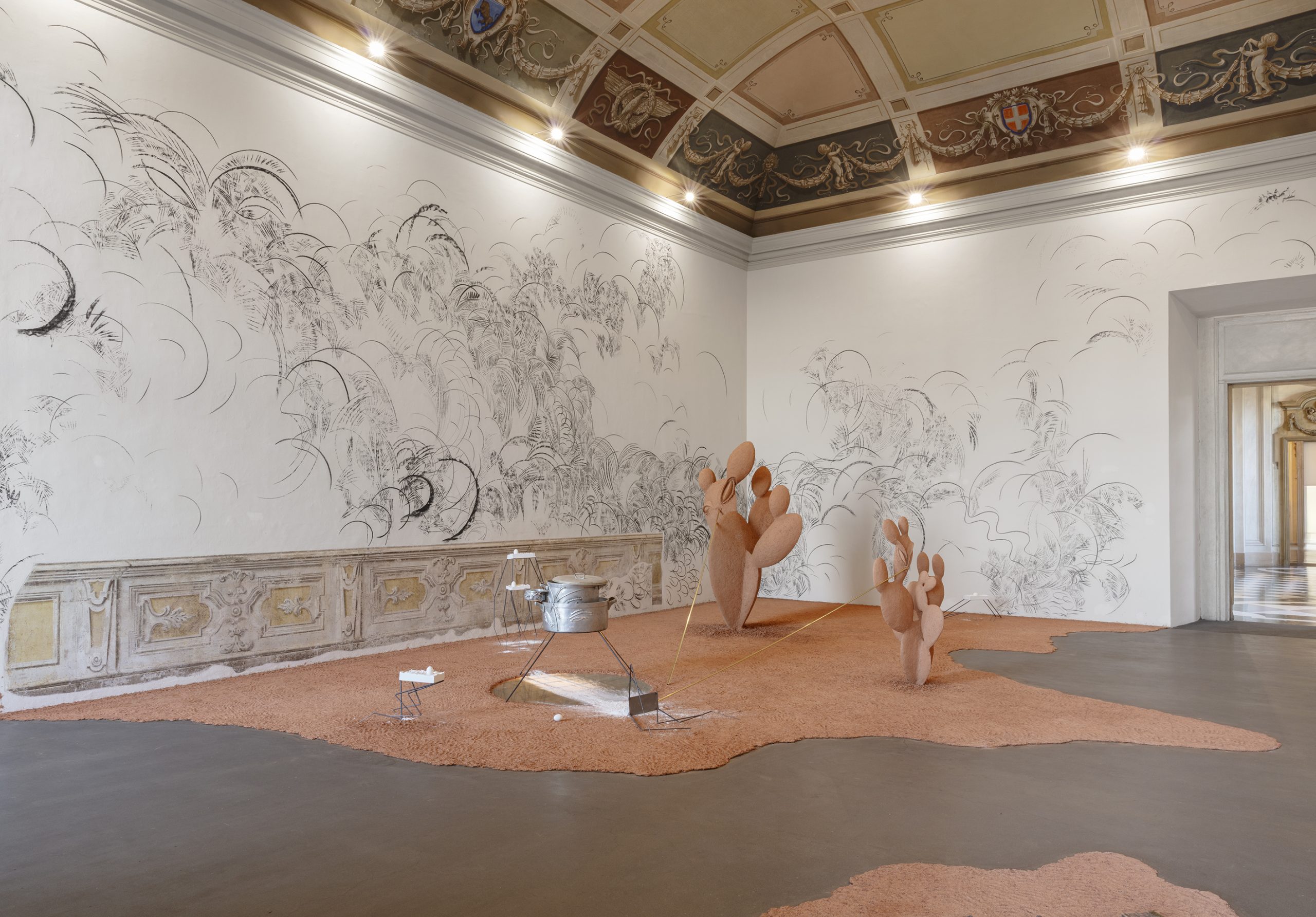 Castello di Rivoli presents 'Inserzioni', a site-specific commission series linking contemporary art and historic rooms