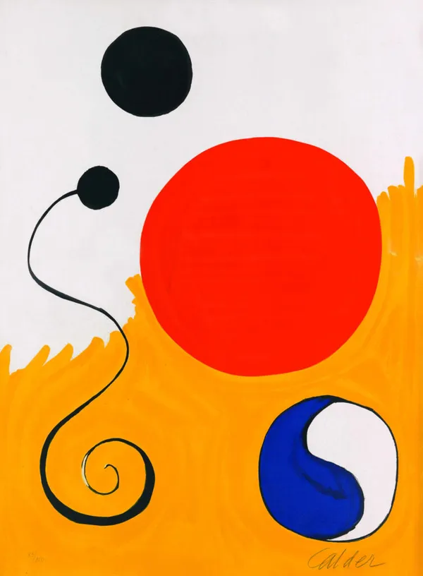 Robert Fontaine Gallery Lists Alexander Calder's 'Composition V' in Its Collection Listing