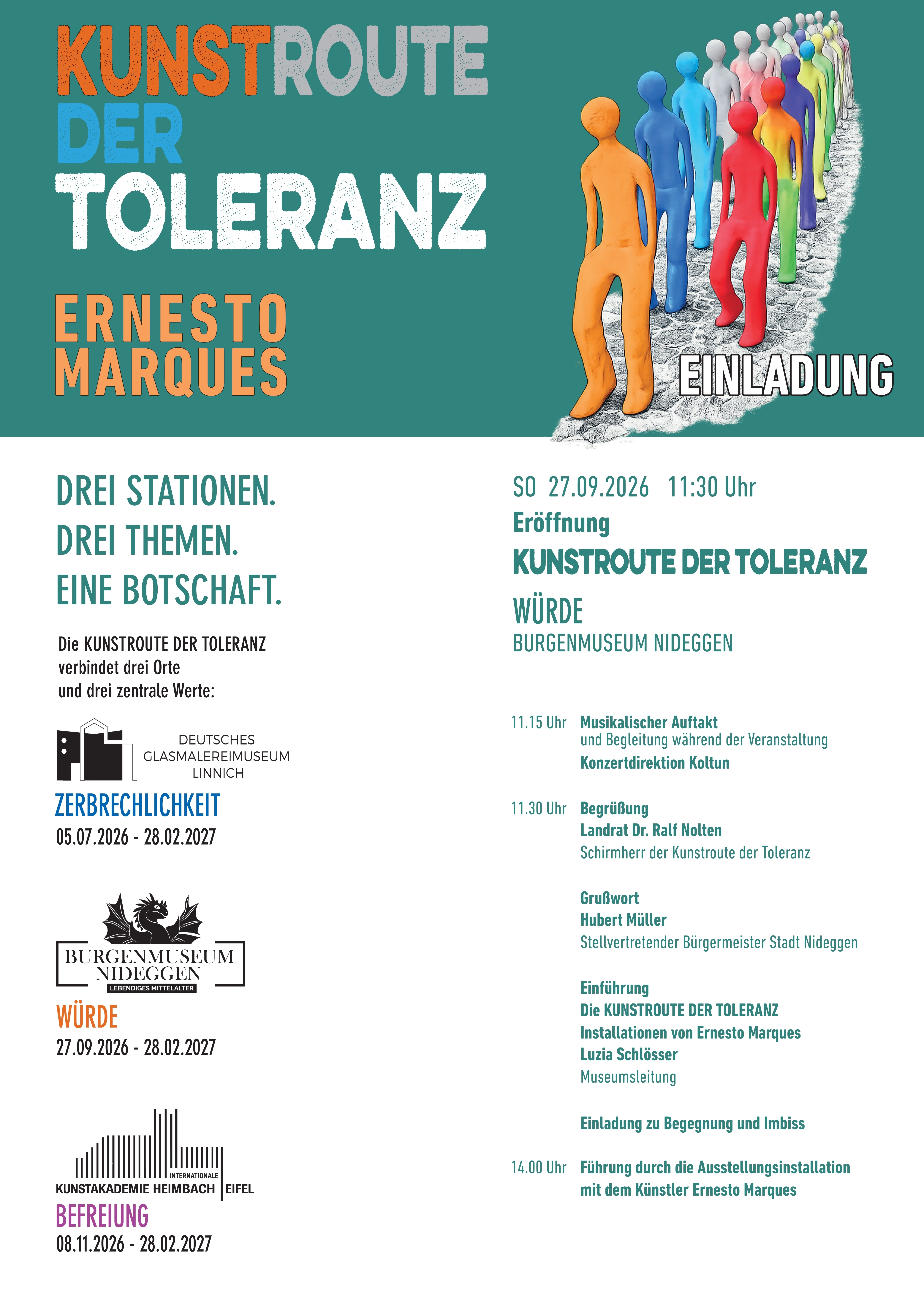 Ernesto Marques’s ‘Kunstroute der Toleranz’ Links Three Cultural Institutions in Germany’s Düren District