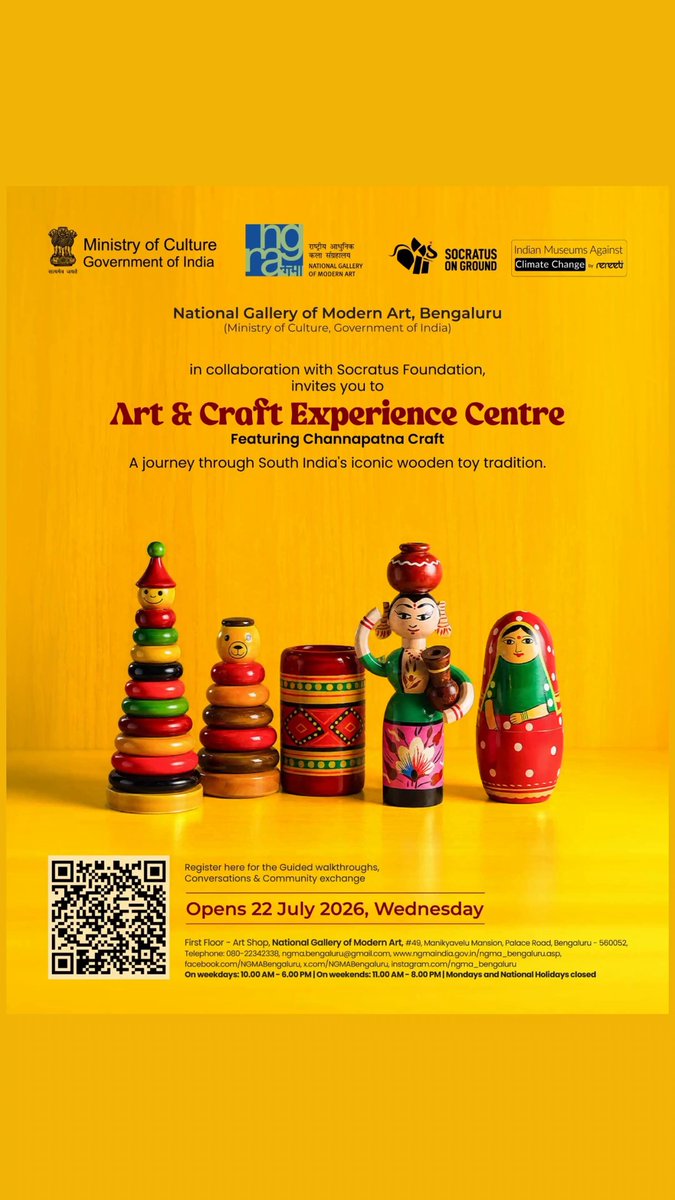 National Gallery of Modern Art Bengaluru highlights Channapatna craft at Art & Craft Experience Centre