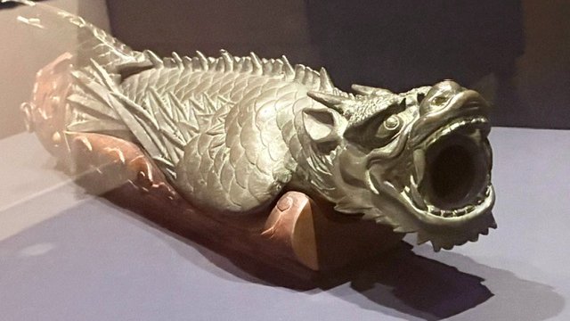 Tokugawa Art Museum spotlights ‘唐銅飛龍形百目大筒’ cannon with dragon-mouth opening