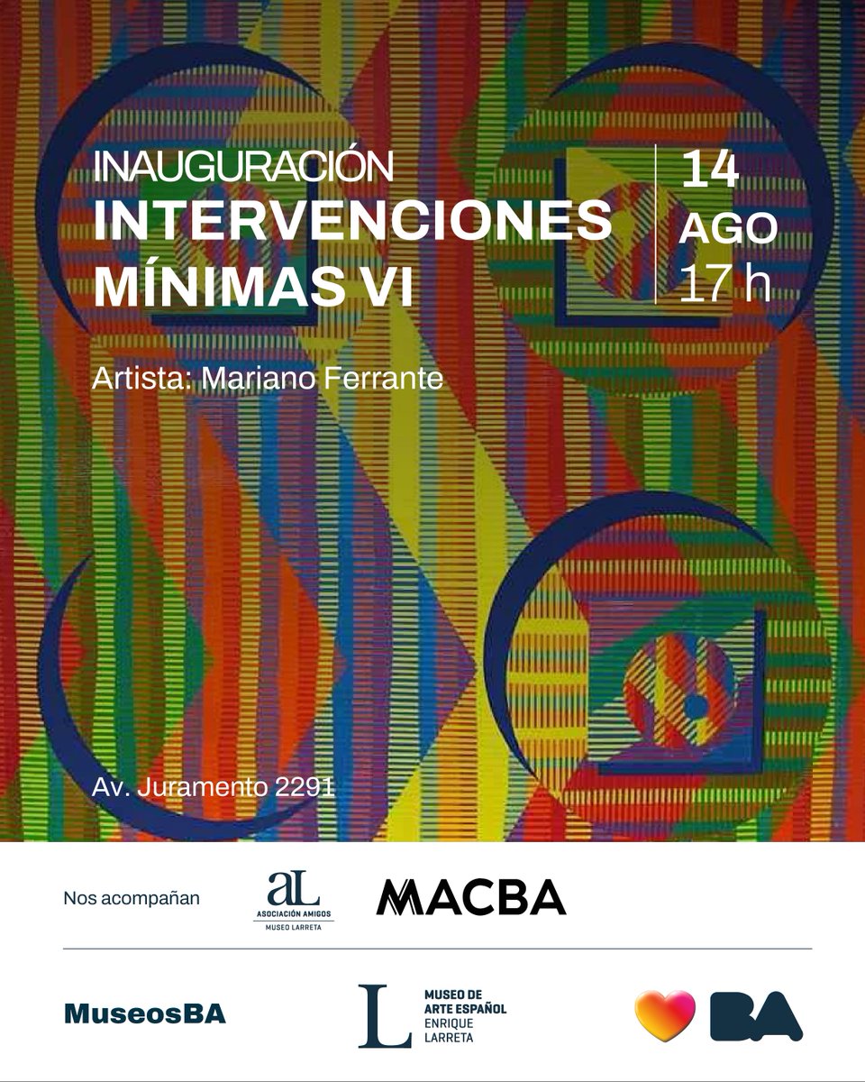 Museo Larreta to open 'Intervenciones Mínimas VI' with Mariano Ferrante