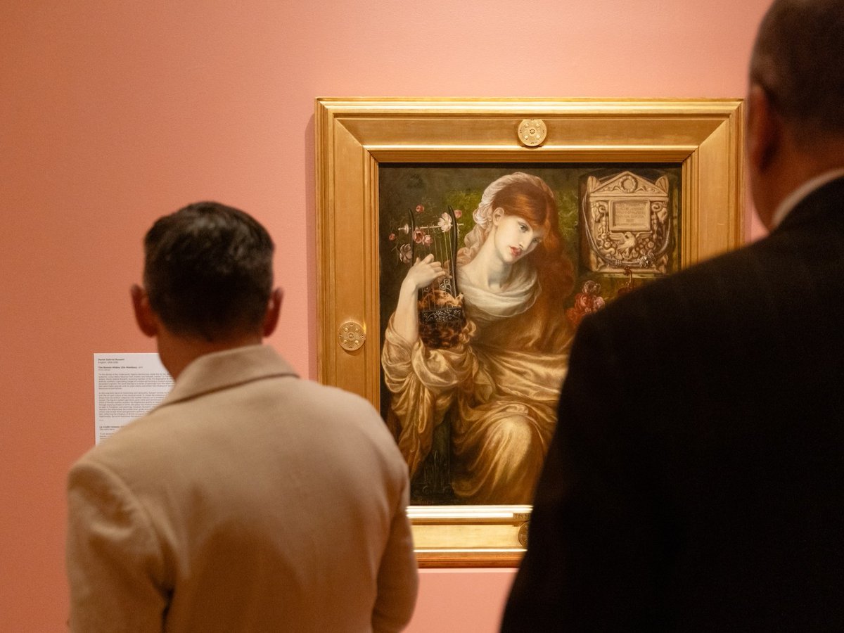 Oklahoma City Museum of Art Post Highlights Dante Gabriel Rossetti’s 'The Roman Widow'