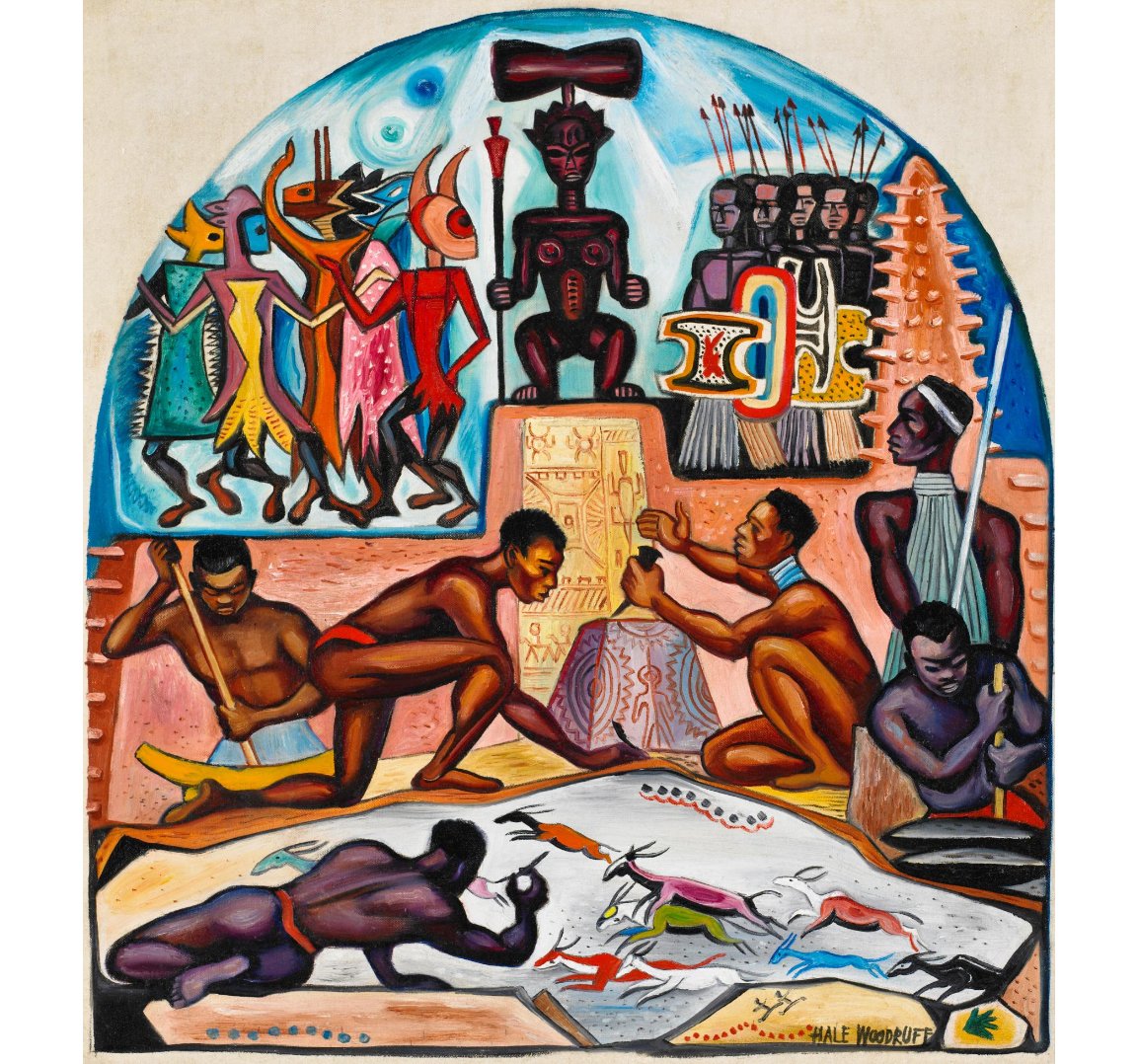 Harn Museum marks Hale Woodruff’s birthday with a mural study