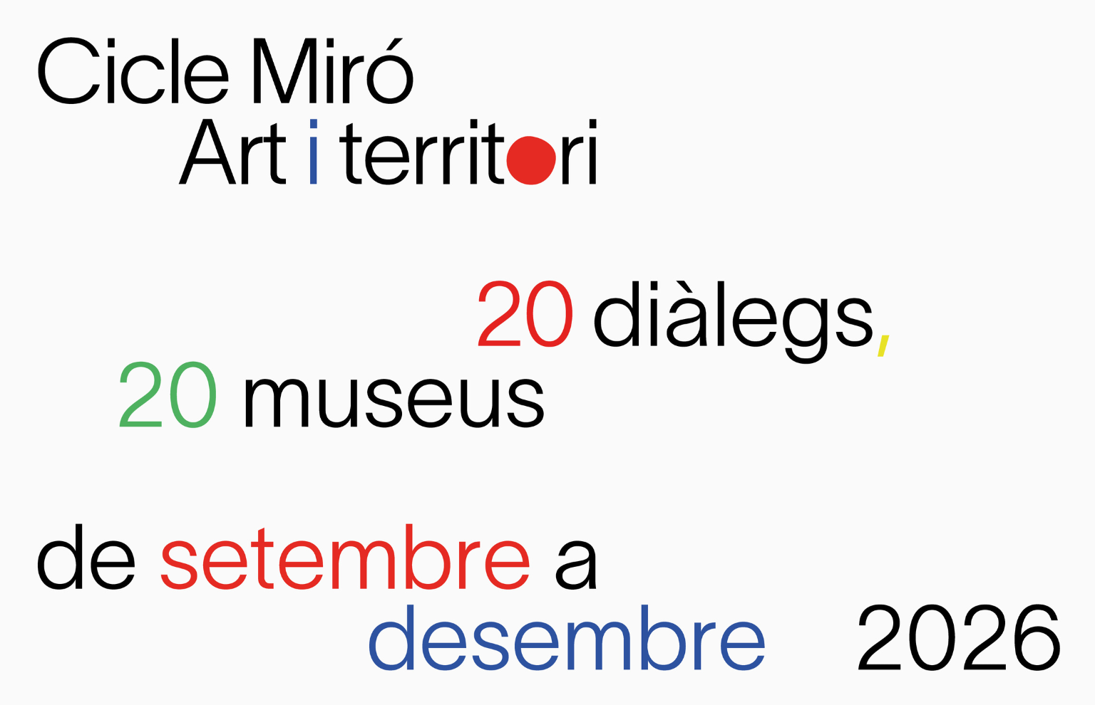 Biblioteca Museu Víctor Balaguer to present ‘Diàlegs creuats: Ricart i Miró’