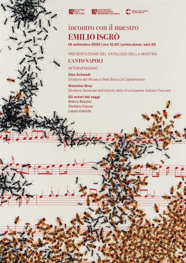 Emilio Isgrò to Appear at 'Canto Napoli' Catalogue Presentation