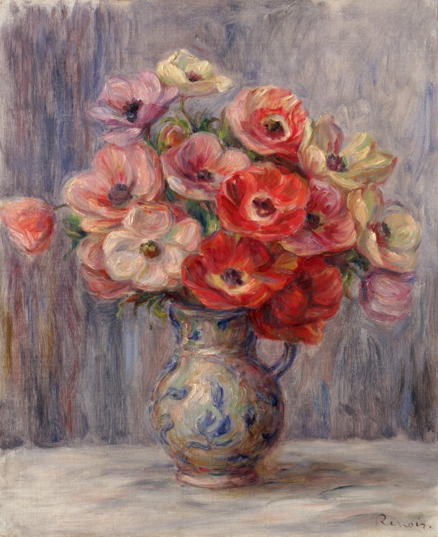 Renoir’s ‘Anemones’ Is Currently on Display