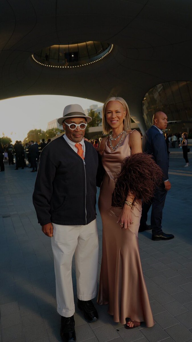 Spike Lee and Tonya Lewis Attend Lucas Museum Opening Night