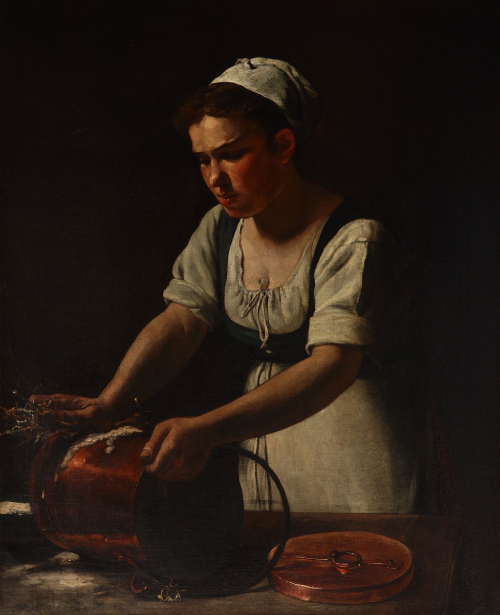 'Limpiadora de cobres': François Bonvin’s 1869 Oil on Canvas