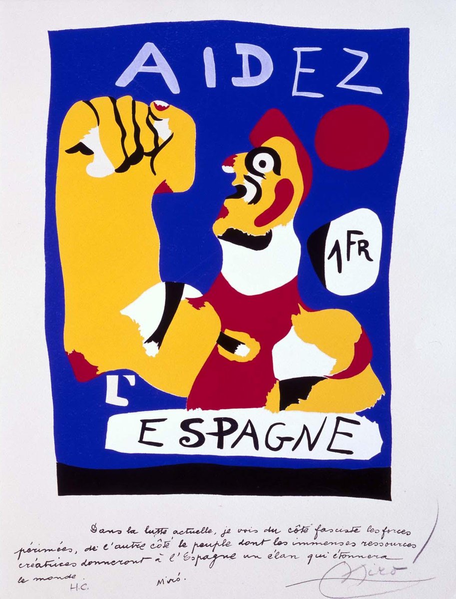Reina Sofía Relocates Joan Miró’s ‘Aidez l'Espagne’
