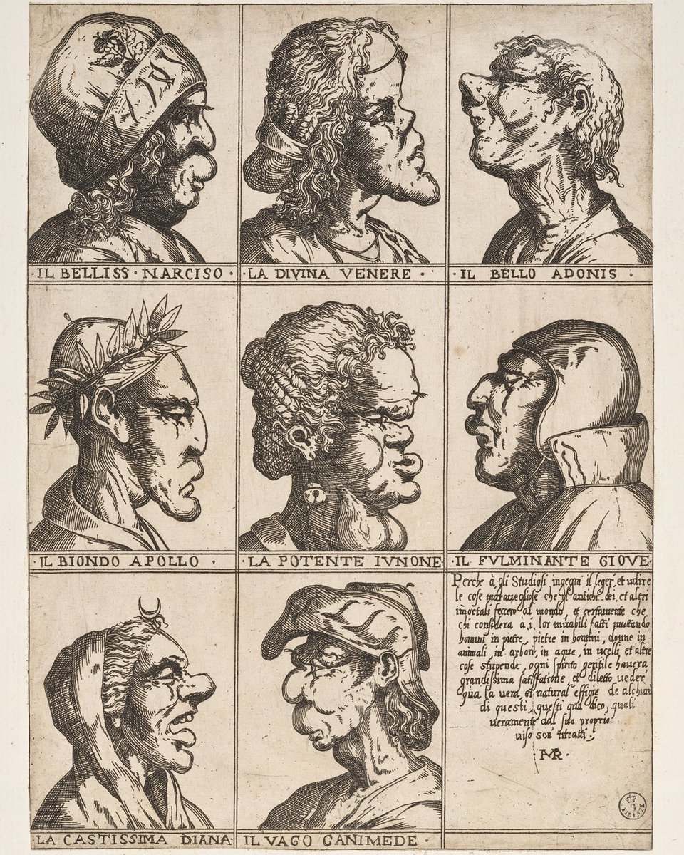 Uffizi Highlights 16th-Century Caricatures by Brambilla