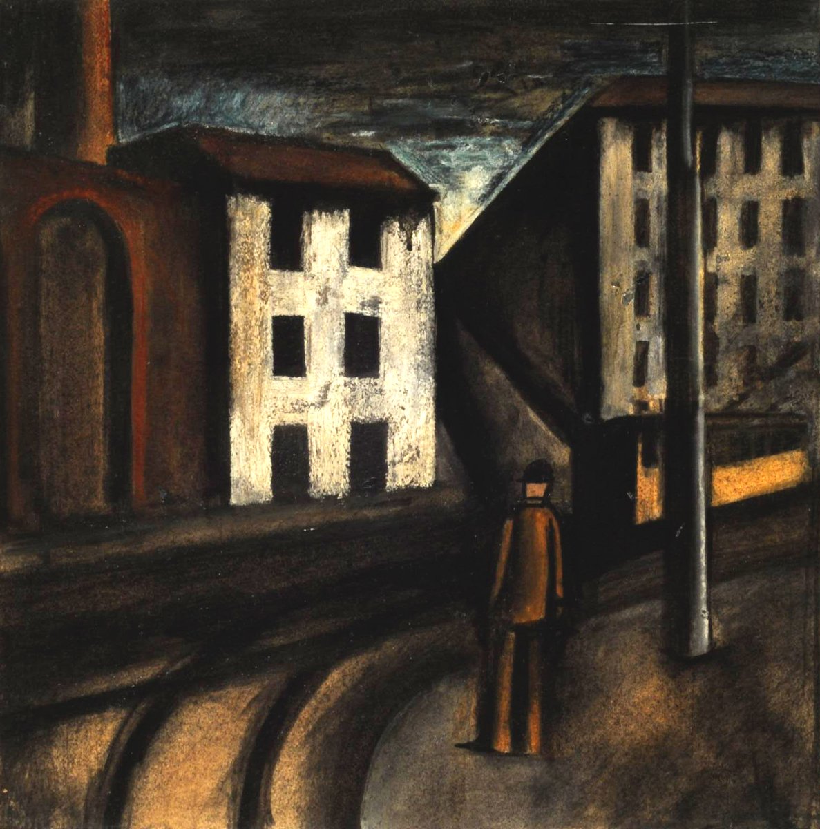 'Periferia,' an Oil Painting by Sironi, Dated circa 1921–22