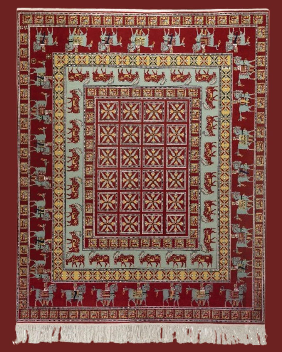 Azerbaijan Carpet Museum Recreates 2,500-Year-Old Pazyryk Carpet